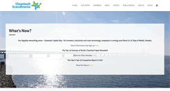 Desktop Screenshot of cleantechscandinavia.com